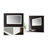 Deatrich Rectangle LED Metal Wall Mirror