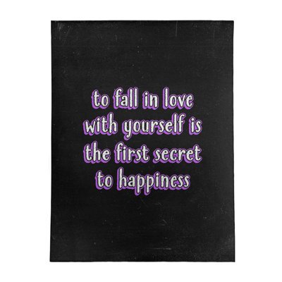 Quotes Chenille Indoor Rug