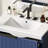 Blue 30" Freestanding Bathroom Vanity With Dual System, Spill Hole And -Proof Structure Ceramic Sink, Extension Drawers, Soft Close Slides, Fluted Design Smart Storage Innovation-1776649239