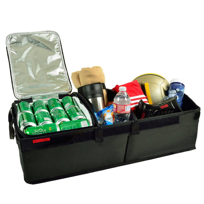 NCAA Army Black Knights Heavy Duty Rigid-Base Trunk Organizer With Cooler