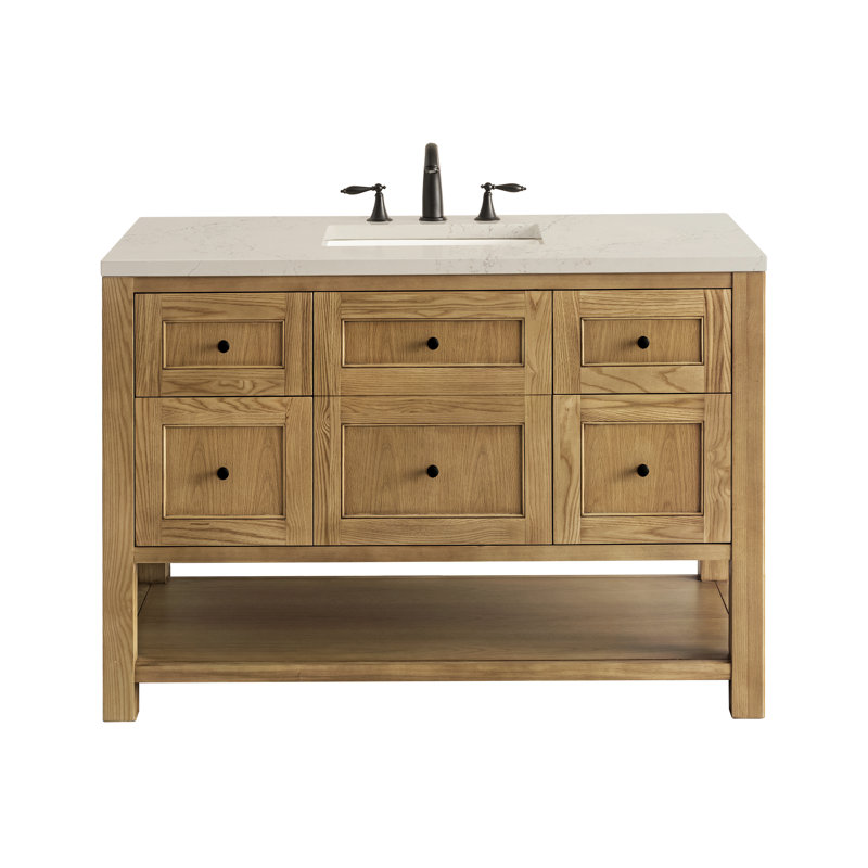 Breckenridge 48'' W Single Vanity, Light Natural Oak, Siberian