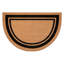 Paillasson demi-cercle à bordure noire -594066629