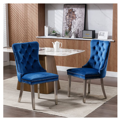  Ensemble de 2 chaises de salle à manger modernes Nikki