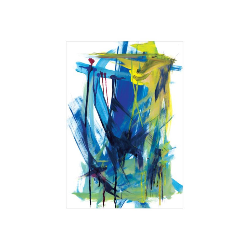 Soaring Birds Print by Youngstrom, 34" H x 24" W x 1.5" D, Glass Coat