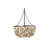 Metal and Draped Oyster Shell Chandelier
