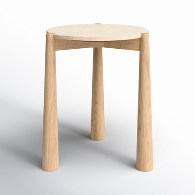 Elliott 20" Genuine Marble End Table