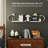 Metal Floating Shelf for Book, Wall Mounted Shelves for Accents Display, Corner Decorative Shelf, Unique 3 Pieces Design-1855885121