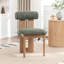 Chaise rembourrée en bois massif Morral-87674726