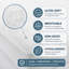 Soft Terry Towel Waterproof Mattress Protector Breathable Noiseless Fitted Bed Cover-920322044
