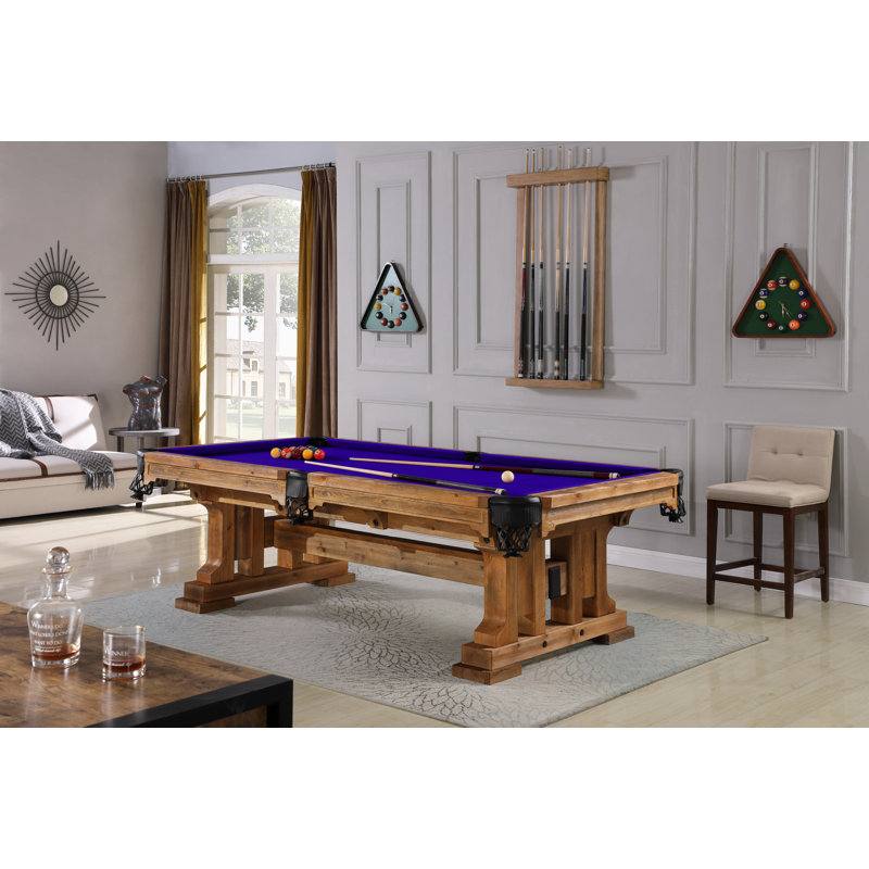Colorado Slate Pool Table with Professional Installation Included, 7', Purple, Yes