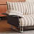 Mid-century Style Detachable Striped Sofa