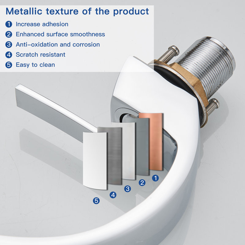 6019 Single Hole Bathroom Faucet Single-Hole Single-handle Bathroom Faucet, Polished Chrome