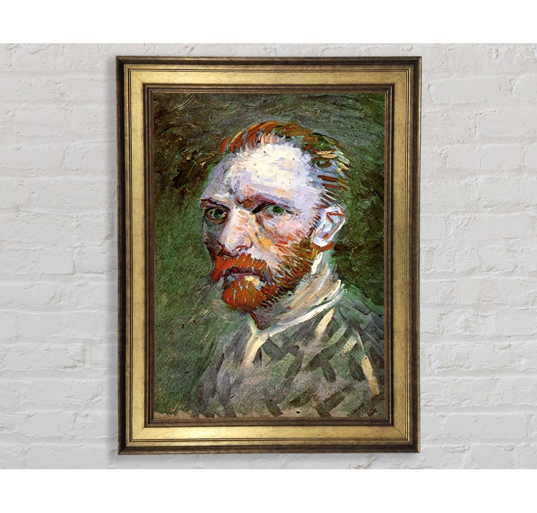 Van Gogh Selbstporträt 4 - Einzelner Bilderrahmen Kunstdrucke