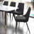 19'' H Faux Leather Upholstered Metal Side Chair-2125795427