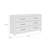 Lana 6-Drawer Double Dresser with Felt-Lined Top Drawers and Metal Glides -387104999