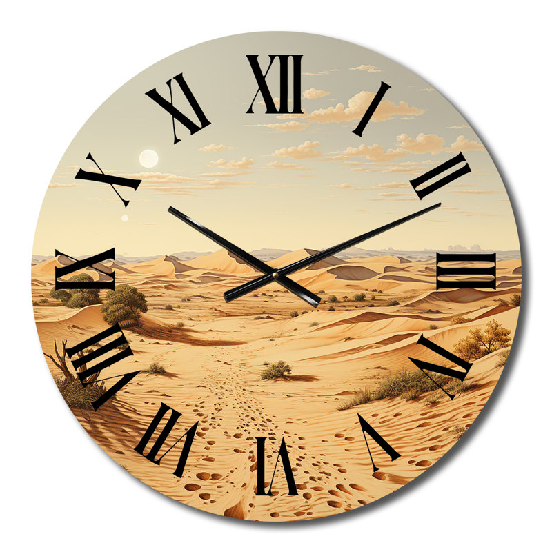 Horloge murale en métal, Moyenne