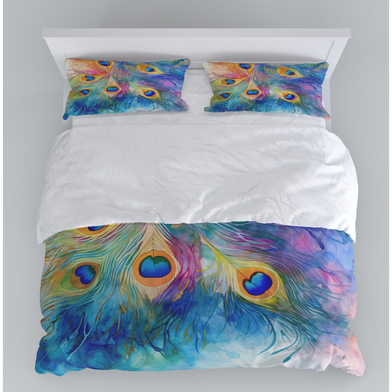 Abstract Duvet Cover, King Duvet Cover + 2 King Shams