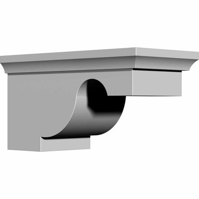 Support en uréthane Dublin H 6 po x l 8 po x P 11,5 po (ensemble de 4)