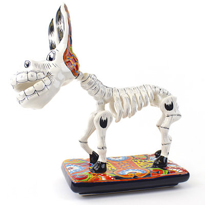 Sculpture d'âne Dia De Muertos