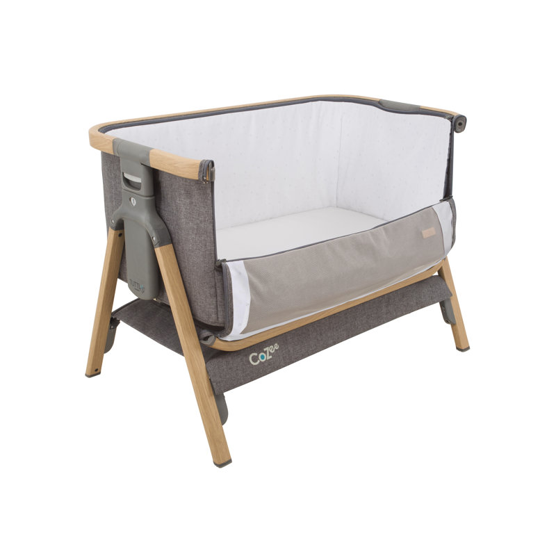 Tutti Bambini CoZee Bedside Crib, Charcoal