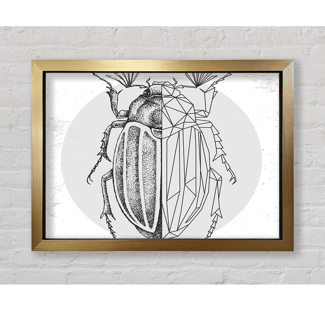 The Beetle Sketch - Einzelner Bilderrahmen Kunstdrucke