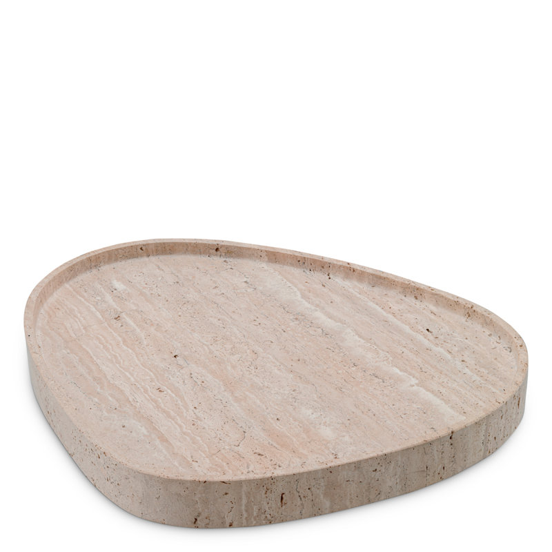 Arman Travertine Decorative Tray