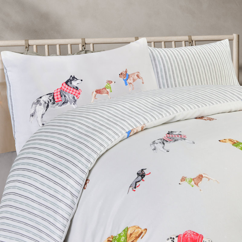 Microfiber Animal Print Duvet Cover Set with Pillowcases Included, Kingsize Duvet Cover Set + 2 Standard Pillowcases
