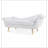 Chaise Lounge with Scroll Arms