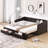 Wooden Daybed with Trundle Bed and Two Storage Drawers-129620581