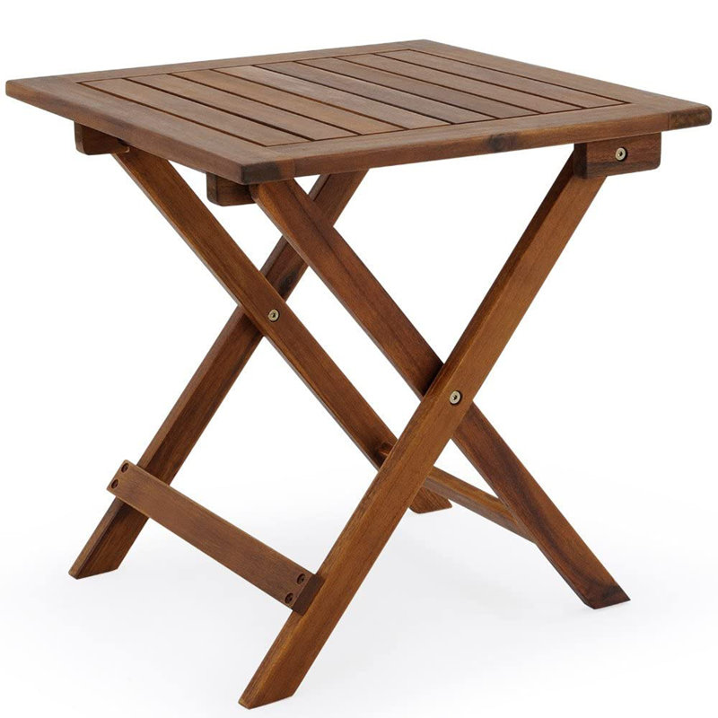 Folding Wooden Bistro Table Newell