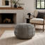 Pouf rond en coton 20 x 20 Yuny