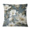 Coussin décoratif à imprimé floral gris et blanc Orchid Lovely I