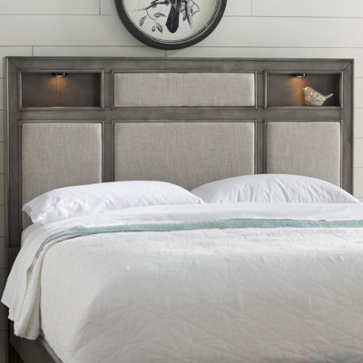 Zola Upholstered Bookcase Storage Bed