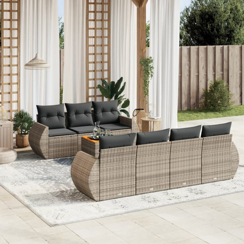 Ensemble de canapé de jardin Vidaxl