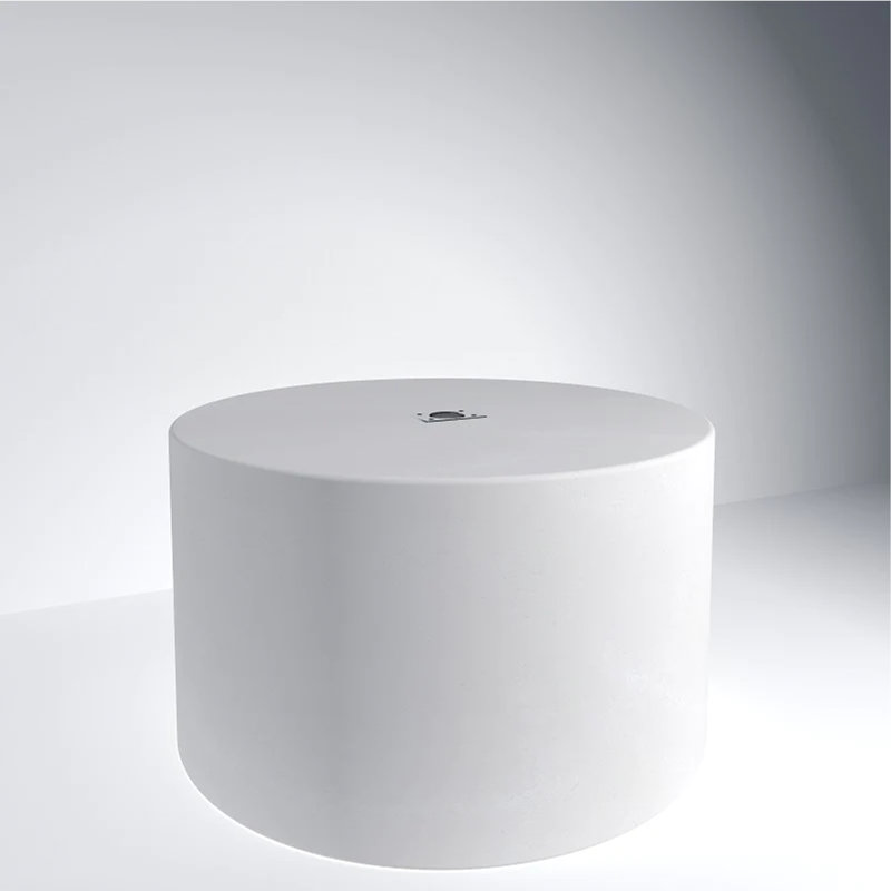 Petite table d'appoint cylindrique en béton Darrias A 18 po de diamètre x 14 po de hauteur