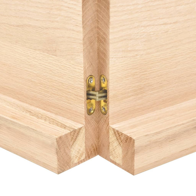 Ayna 140cm Solid Wood Bathroom Vanity Top, Natural