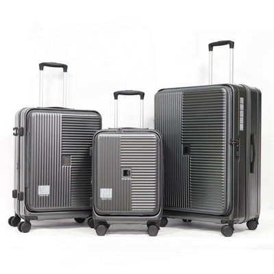Luggage,with front opening,TSA approved lock,hardshell suitcase