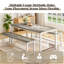 Ensemble de table de salle à manger pour 4, table de cuisine de ferme de 47 po avec 2 bancs, ensemble de 3 tables de salle à manger peu encombrantes, petit coin-repas, restaurant, appartement-1708865080