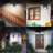 0.005 Watt LED Solar Power Dusk to Dawn Outdoor Security Wall Pack with Motion Sensor