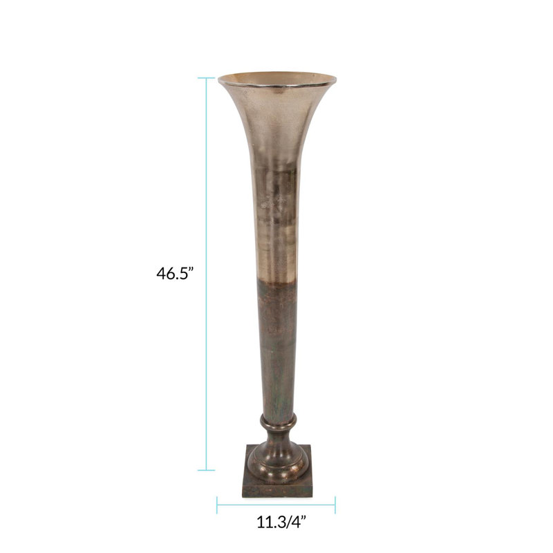 Vase cannelé surdimensionné Golden Ore