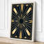 Gilded Sunburst Art Deco - Wrapped Canvas-936076871-936076870