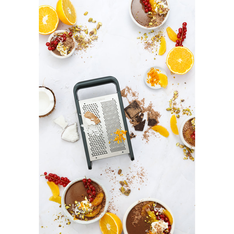 Microplane Box Grater PureCut - After Dark Grey
