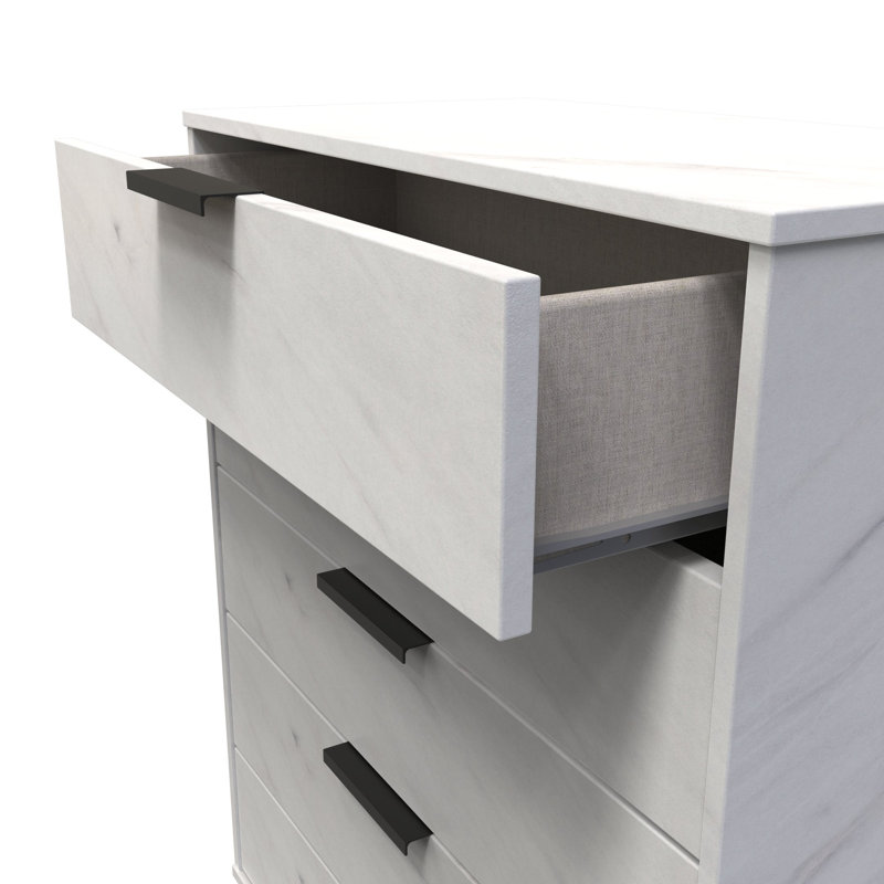 Turah 77cm W 5 - Drawer Chest of Drawers