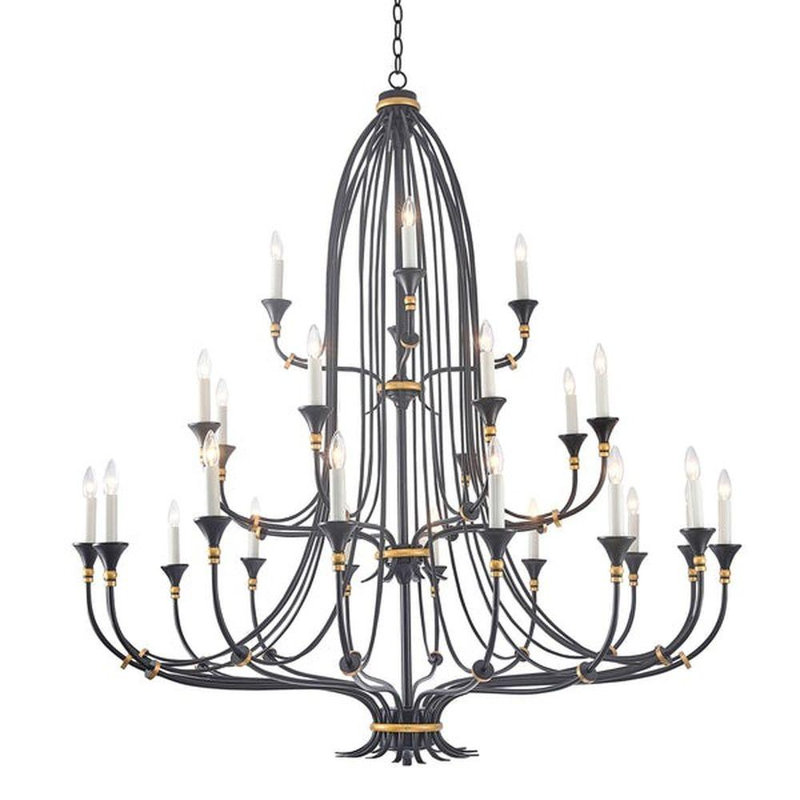 Lustre à 28 lumières Johnavon