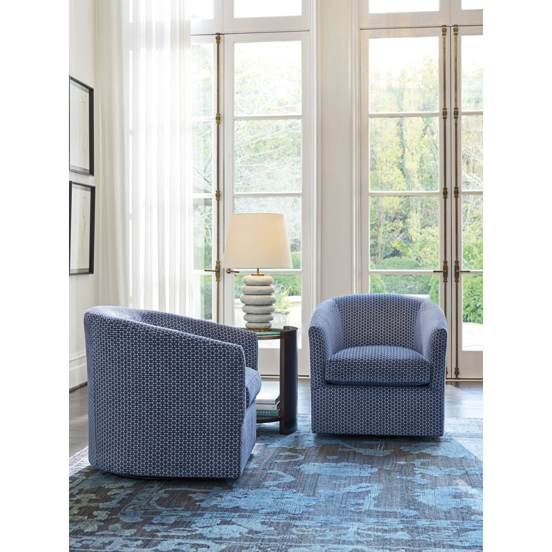 Rendezvous Swivel Barrel Chair