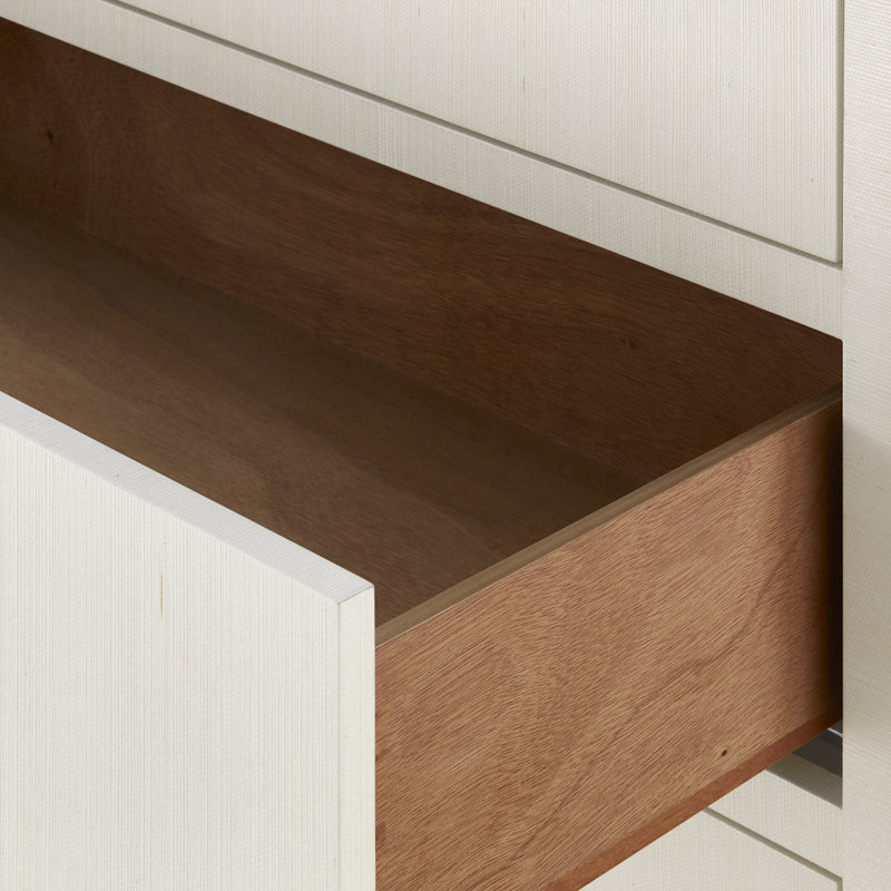Florence Large 4-Drawer, Sand White