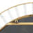 Andre Solid Wood Circle Wall Mirror