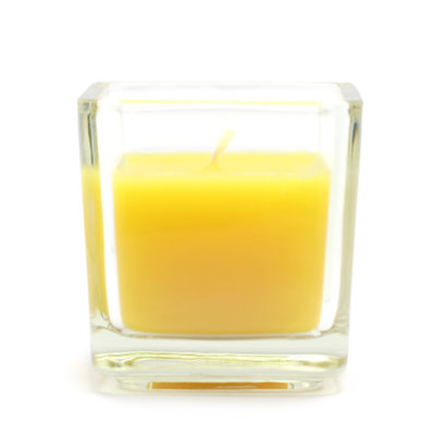 Citronella Scented Candle with Glass Holder