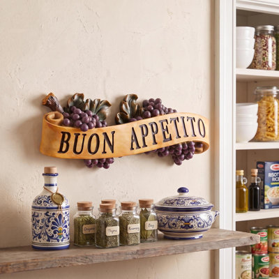 Décoration murale abbondanza quatrième appetito sculpturale