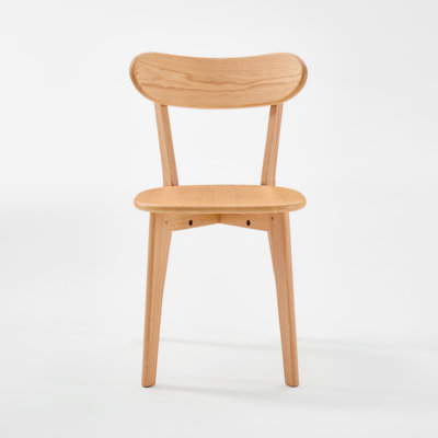 100% Solid Oak 17.7"H Side Chairs Set of 4